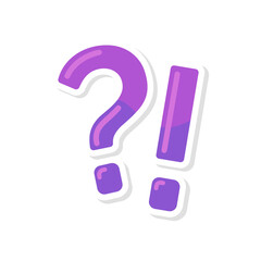 exclamation mark on quote text box surprise concept