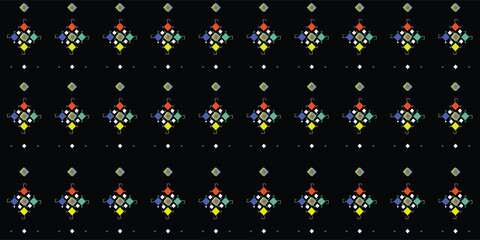 fabric pattern design in black background  nice for your pattern