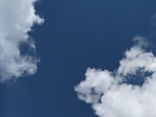 Cloudscape on blue sky