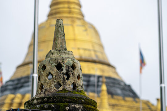 golden temple building a place of tourism in indonesia