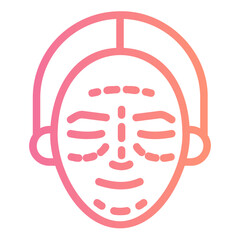surgery gradient icon