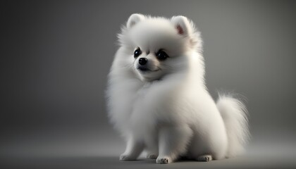 pomeranian dog created using Generative AI Technology