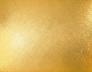 Fototapeta premium Shiny gold foil polished background with the reflection of golden light.