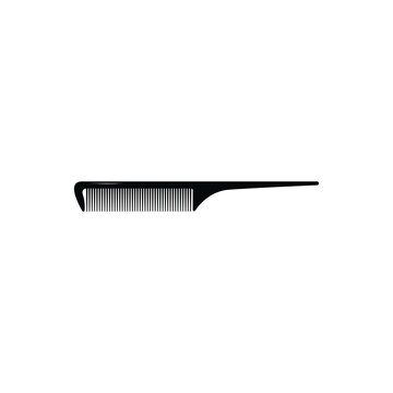 recommend clip art: Thick rat tail comb icon vector graphics