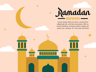 ramadan template for invitation, celebration, etc