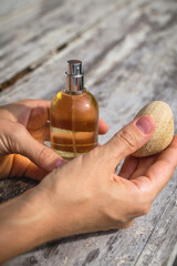 Luxury scents with stone tops