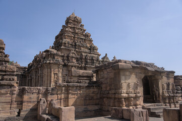 Fototapeta na wymiar hindu temple at Pattadakal Karnataka