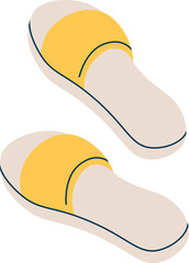 Sandals flat icon Summer shoes