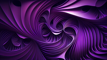 Abstract fractal. Fractal art background for creative design. Generative Ai