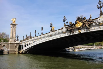 Fotobehang Pont Alexandre III Pont Alexandre III in Paris, France