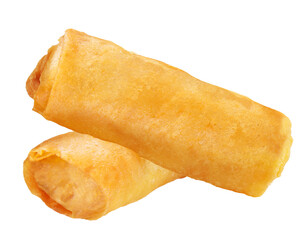 Vietnamese food Cha Gio or Vietnamese egg rolls isolated. PNG transparency