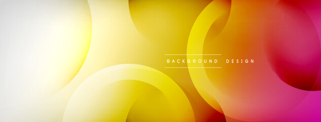 Abstract background - geometric composition created with lights and shadows. Technology or business digital template