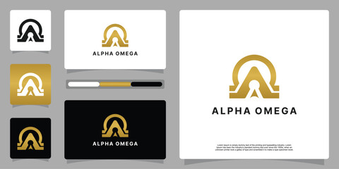 Alpha Omega Concept Inspiration Logo Design