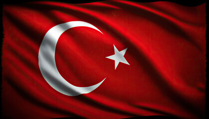 turkey flag, , generative artificial intelligence 