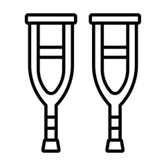 Crutches Icon