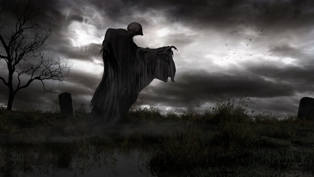 Ghost on marsh