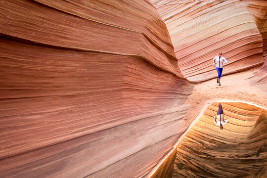 Runner reflection at the Wave