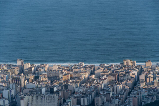 Aerial view of Copacabana in Rio&Acirc;&nbsp;de&Acirc;&nbsp;Janeiro