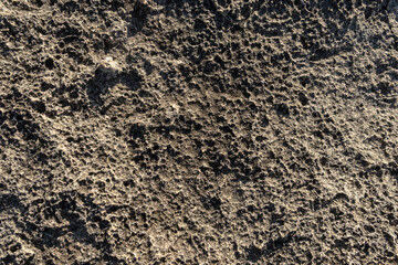 Texture of the coastal rock of the island of Mallorca