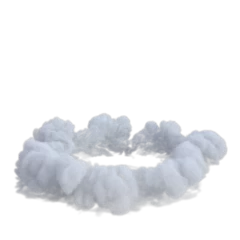 Fototapeten Flames and smoke for rocket launch. 3d render isolated © Totomonk