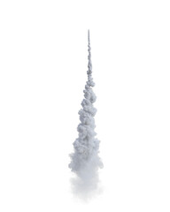 Smoke trails for missile. 3d render