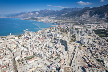 Turkey and Syria Earthquake Appeal. Hatay drone photo