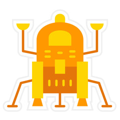 Lander Sticker Icon