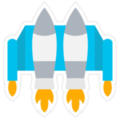 Jetpack Sticker Icon
