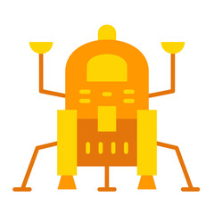 Lander Flat Icon