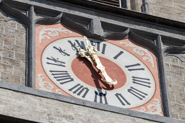 Turmuhr Kirche Sankt Jakob in Wasserburg am Inn