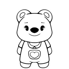 Retro Bear Summer Spring Love Honey 