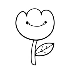 cute retro bear hello spring and summer