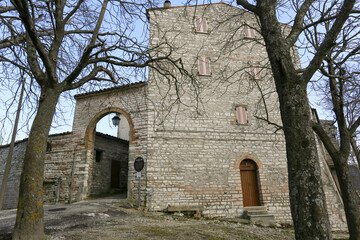 Obraz premium Ingresso Frazione di Caudino, Arcevia. 