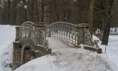 bridge in winter