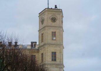 clock tower in the city