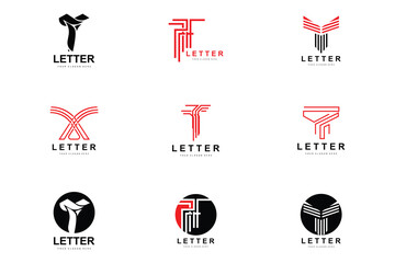 T Letter Logo, Modern Letter Style Vector, Design Suitable For Product Brands With T Letter