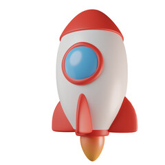 Fototapeta premium rocketillustration, 3d render