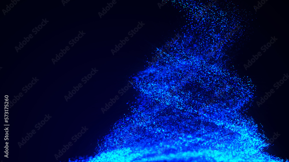 Poster particle tornado, motion background. abstract background with connecting dots. vortex. whirlpool bri