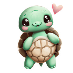 Cute Turtle Nursery Art