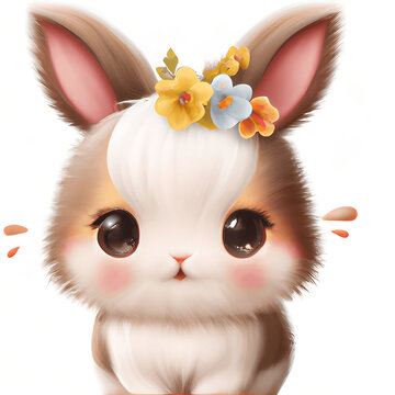Cute Easter Baby Bunny Graphic
