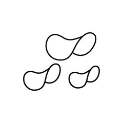 potato   chips  icon vector chips logo