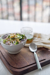 cucumber and peanut salad Bowl 