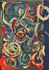 Painting with hand a tactile and expressive art