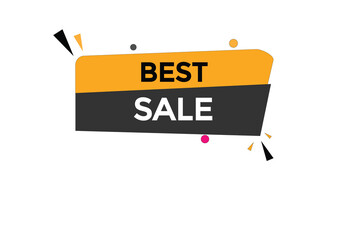 best sale button vectors.sign label speech bubble best sale
