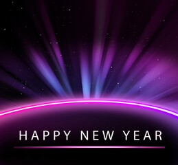 happy new year space horizon