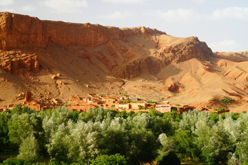 village in canyon