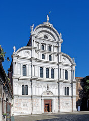 Fototapeta na wymiar San Zaccaria Church is a 15th-century former monastic church in central Venice, Italy