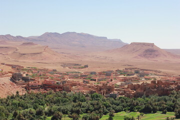 Fototapeta na wymiar village in morocco