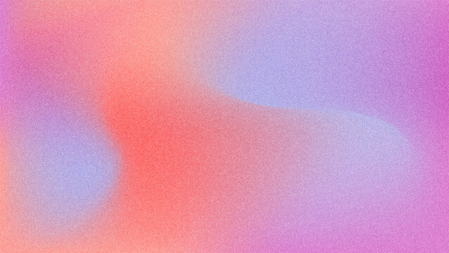 Abstract trendy fluid motion gradient blurred grainy background texture. Colorful digital Grain Texture overlay. Lo-fi multicolor vintage retro design. Vibrant Texture Wallpaper.