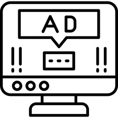 Ad  Pop Up Icon